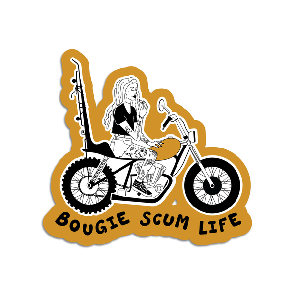 Bougie Scum Life Sticker