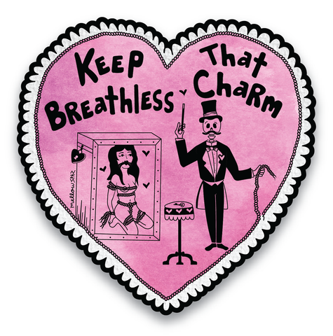 Breathless Charm Sticker