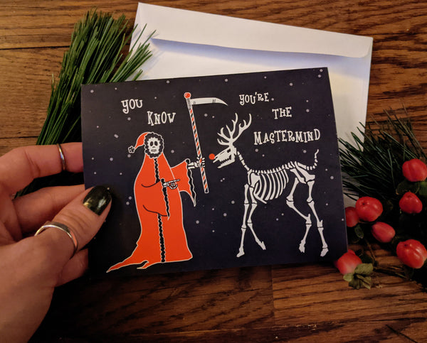 Run Rudolph Christmas Cards